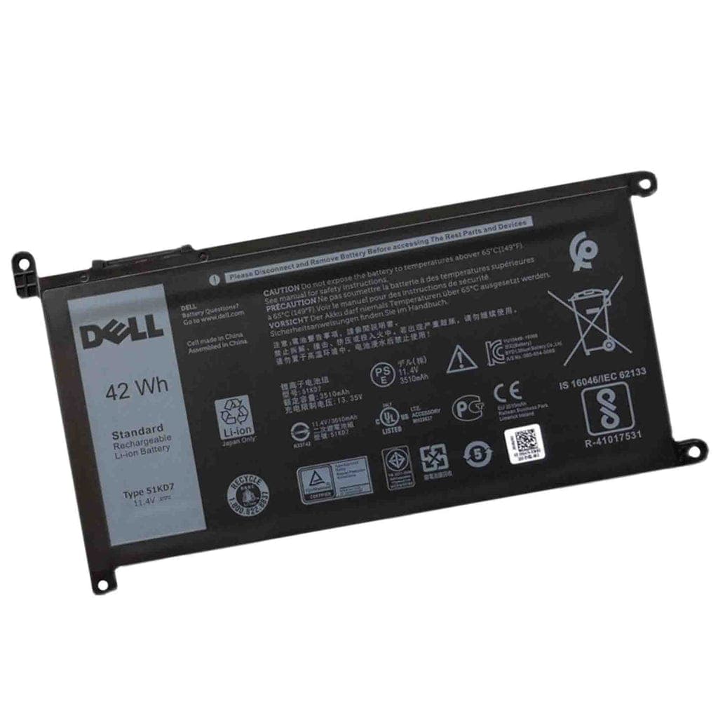 Dell 51KD7 3-Cell 42Wh Internal Battery (Latitude 5289/5490/5580) - ExpressCharge