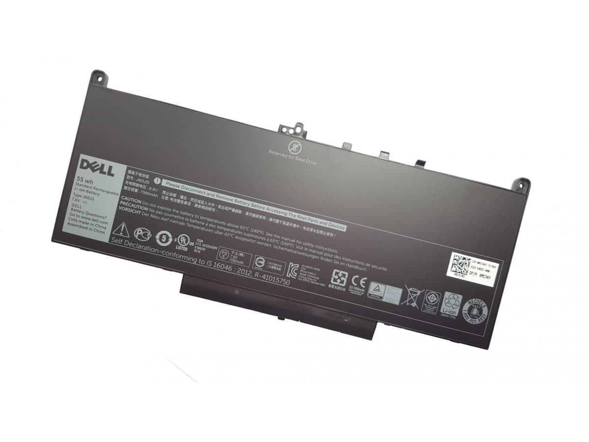 Dell Latitude 7270/7470/E7270/E7470 Battery (DJ1J0) - 55Wh Premium