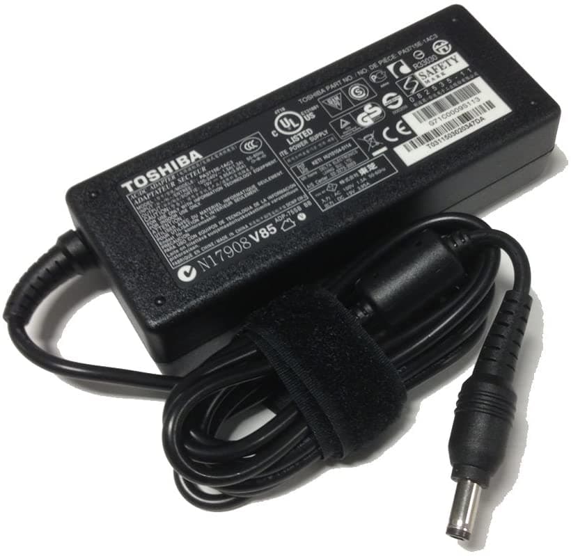 Toshiba 65W AC Adapter for Satellite Series - 19V 3.42A Standard Connector